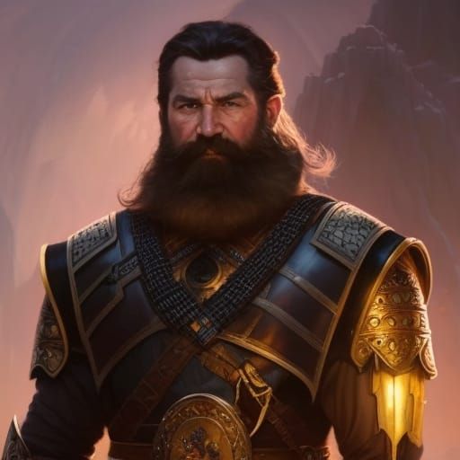 Archetypes: Dwarven Warrior - AI Generated Artwork - NightCafe Creator