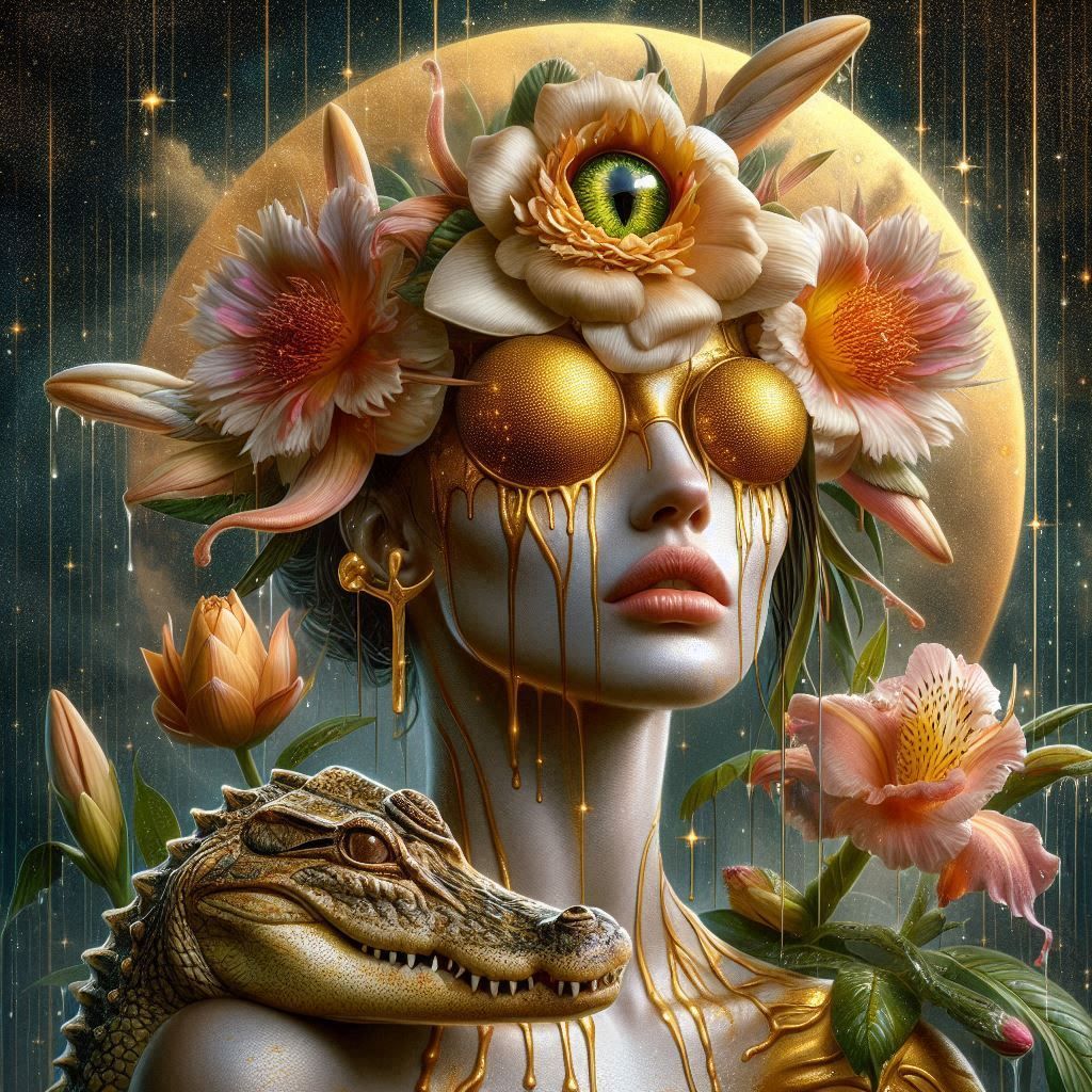 Surrealistic Cyclop Portrait