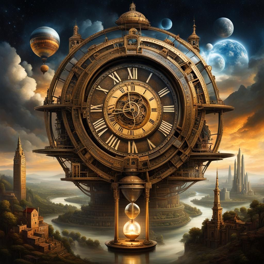 Time...⏳ - AI Generated Artwork - NightCafe Creator