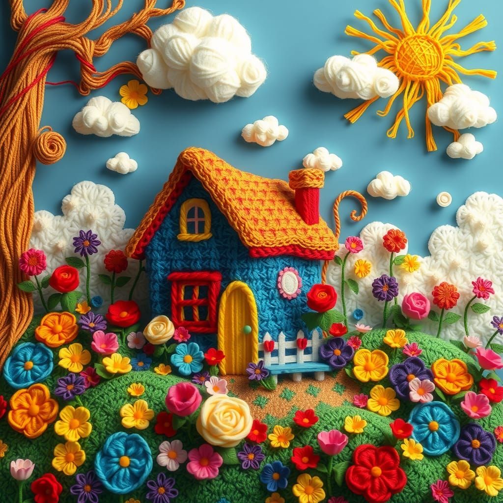 Living in a String World  by @AdvanceBegginerAIGenerator