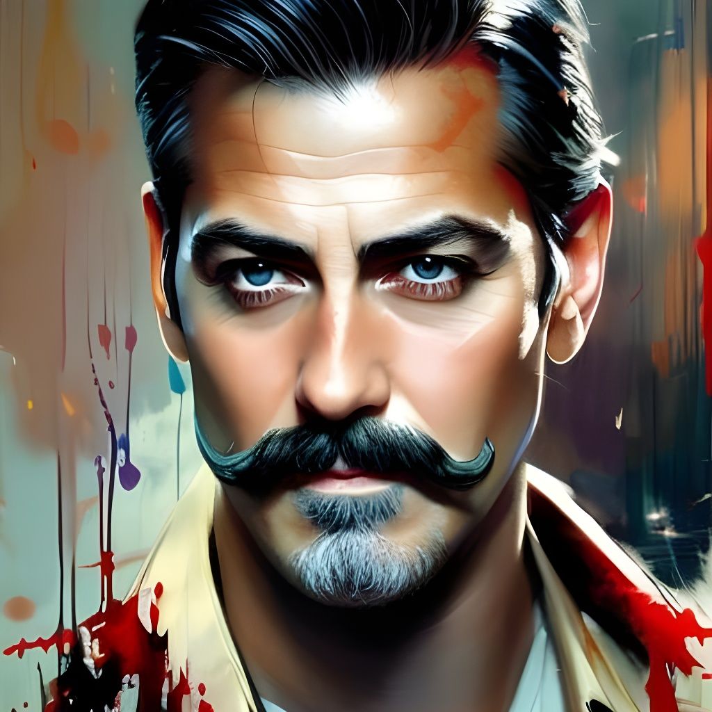 Twisted mustache  by @Sara