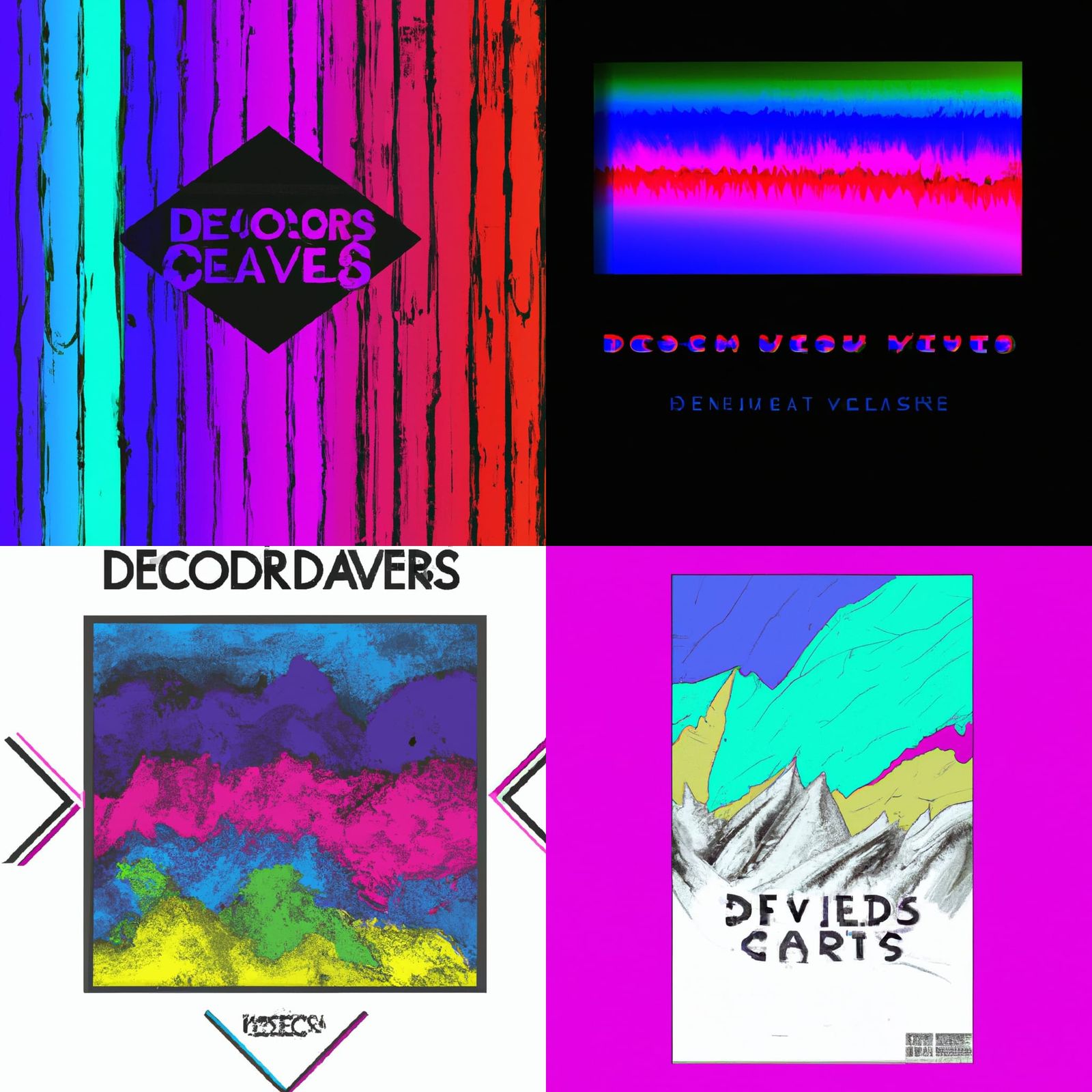 Deadvectors colorwave album art