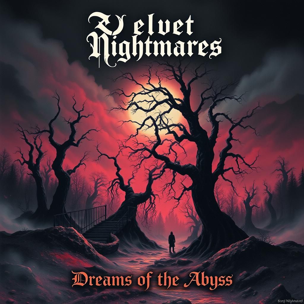 Band Name Velvet Nightmares Album Title Dreams of the Abyss AI