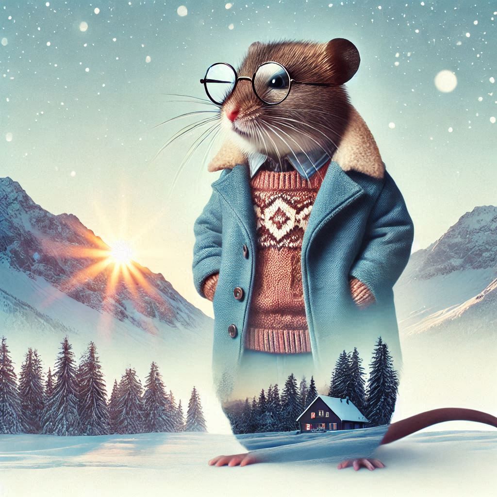 double exposure beautiful fantasy DALL-E 3 portrait landscape..