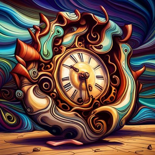 Whimsical Clock - Ai Generated Artwork - Nightcafe Creator