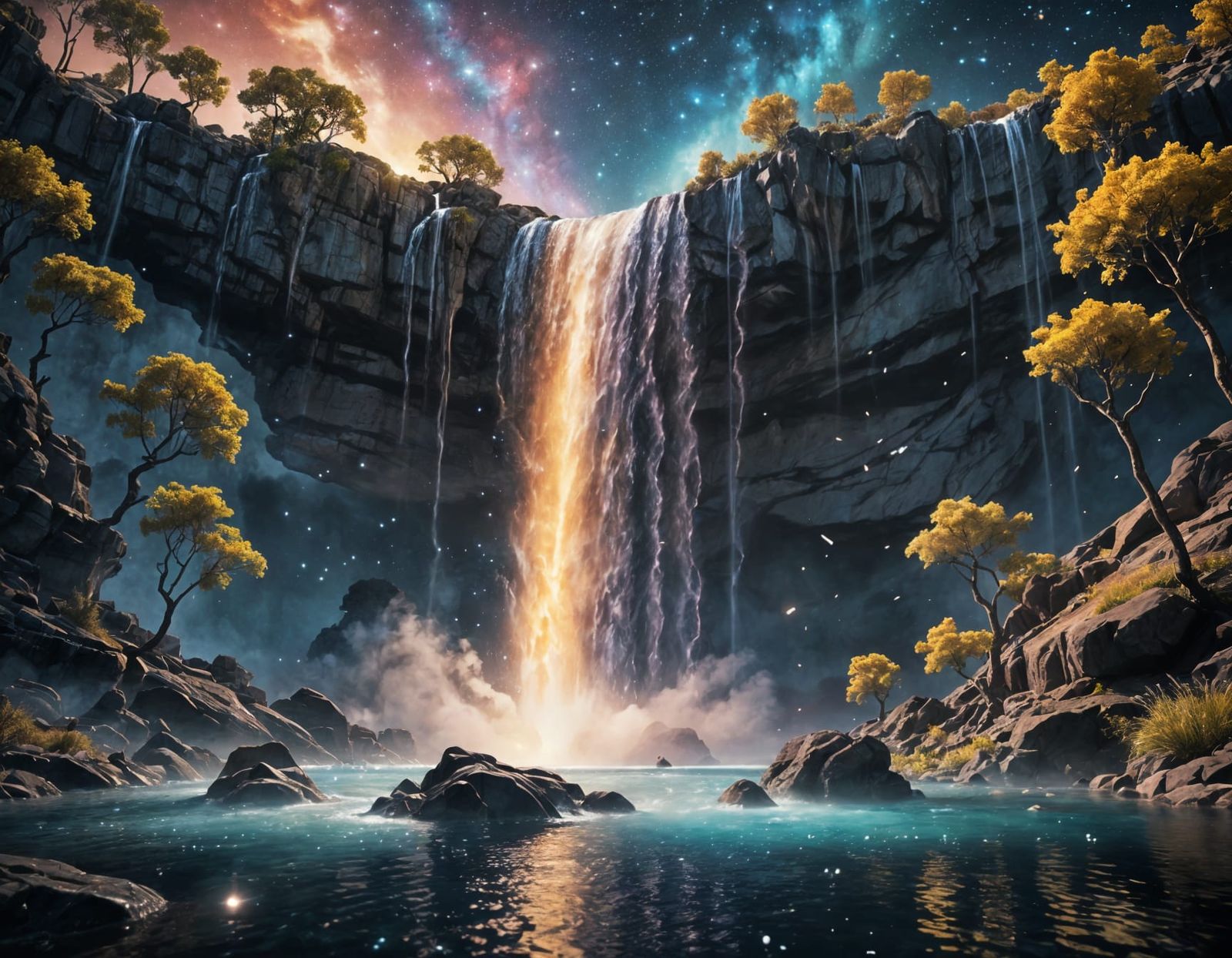 Waterfall   by @Katia