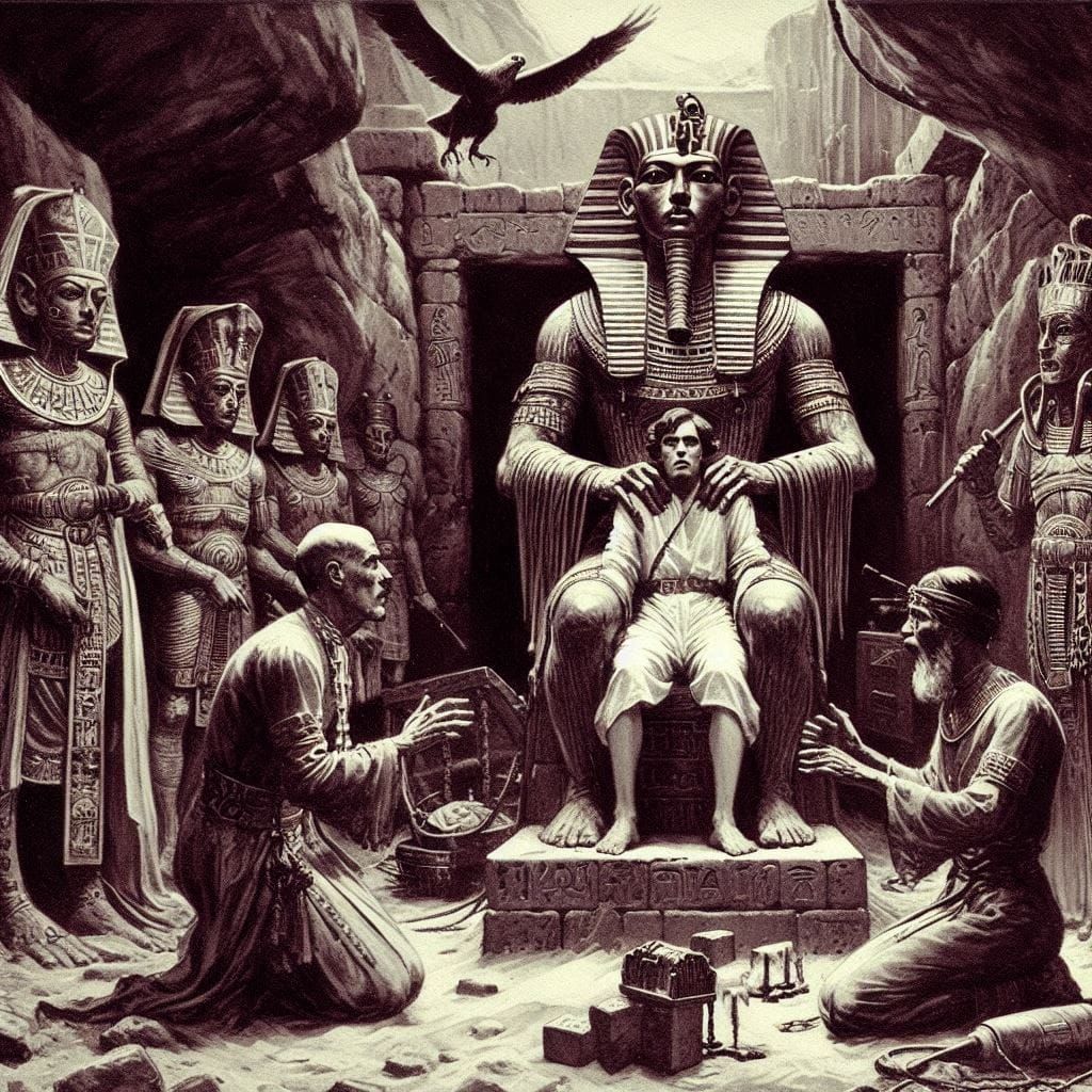 "Imprisoned with the Pharaohs" a short story written by H. P. Lovecraft in collaboration with Harry Houdini. Featured in...
