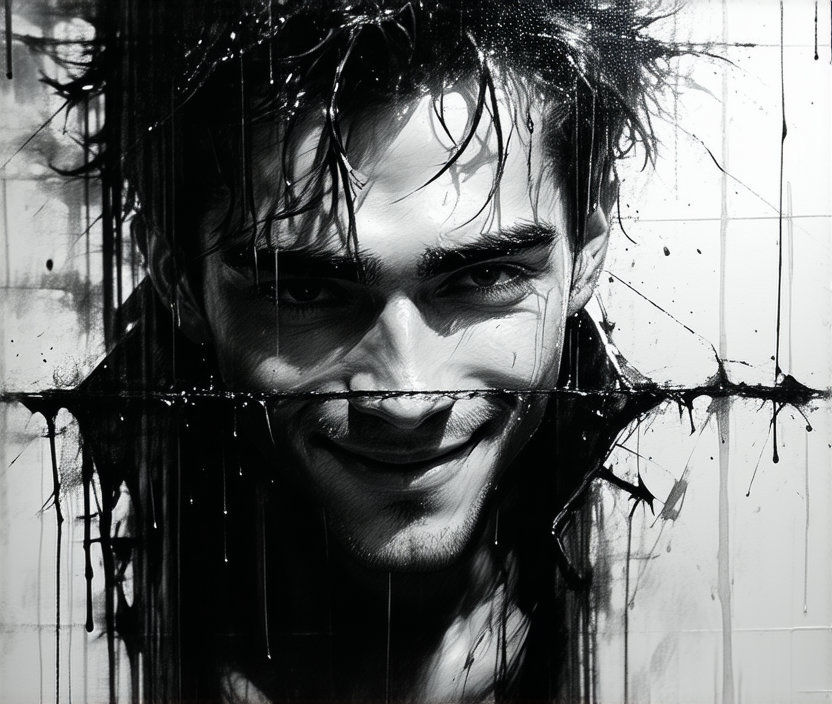 Charcoal drawing - SD3.5 large tests