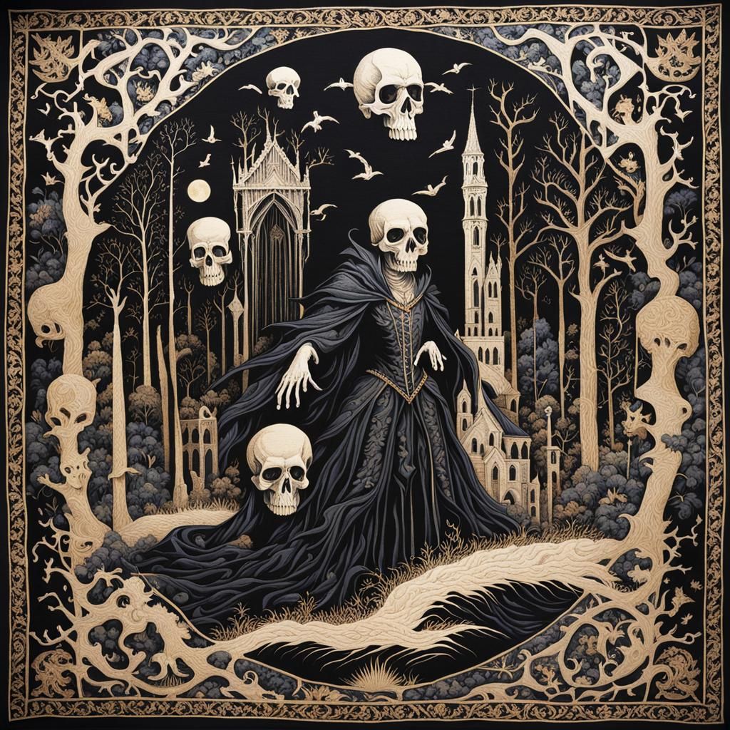 Shadowed Tales" is an evocative tapestry of Gothic imagery, ...
