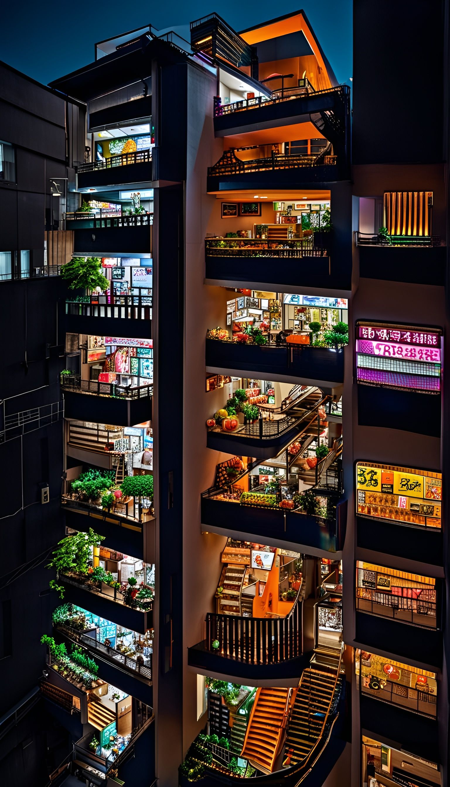 Vertical Marketplace at Tokyo, Halloween