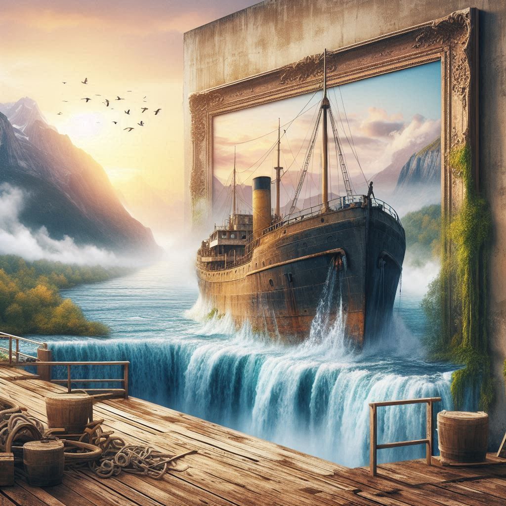 "Ahhh captain there might be a major problem here!"