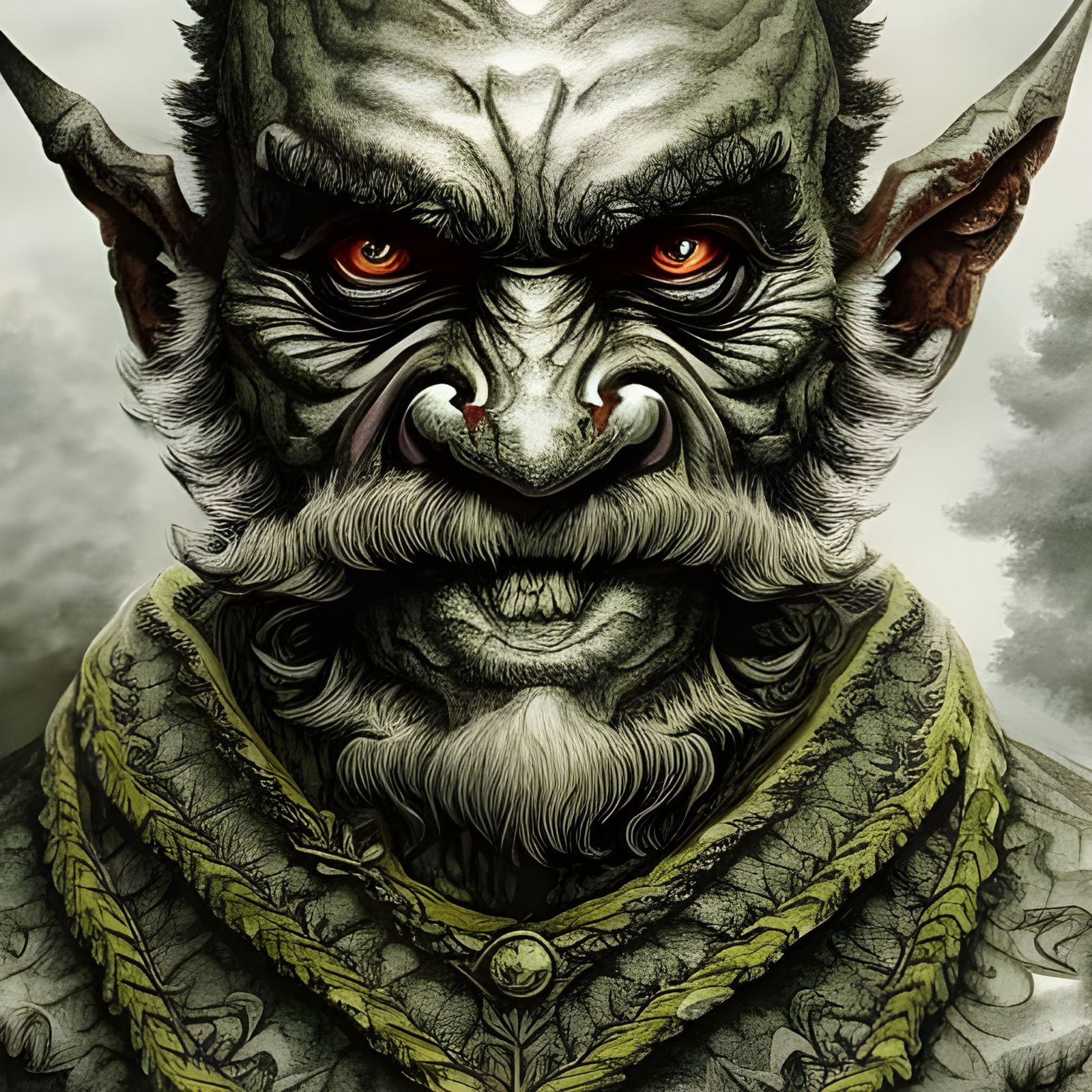 Evil and monstrous goblin  by @NewAgerJul