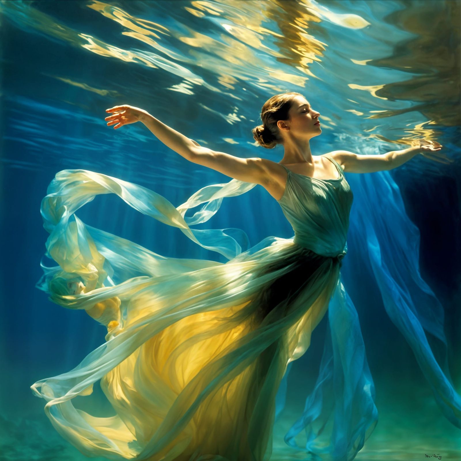 Water Dance  by @Shlucky