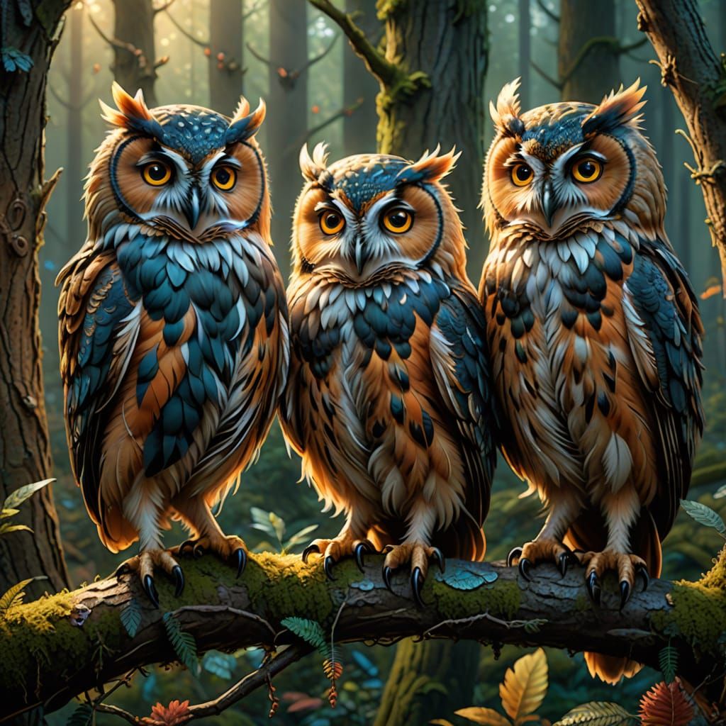 Lord of the Rings style Owls
