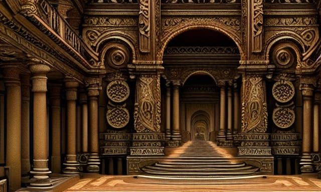 Epic Amazigh Digital Matte Painting