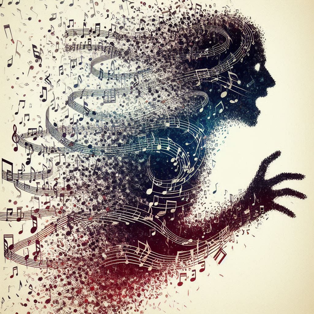 double exposure beautiful fantasy DALL-E 3 portrait landscap...