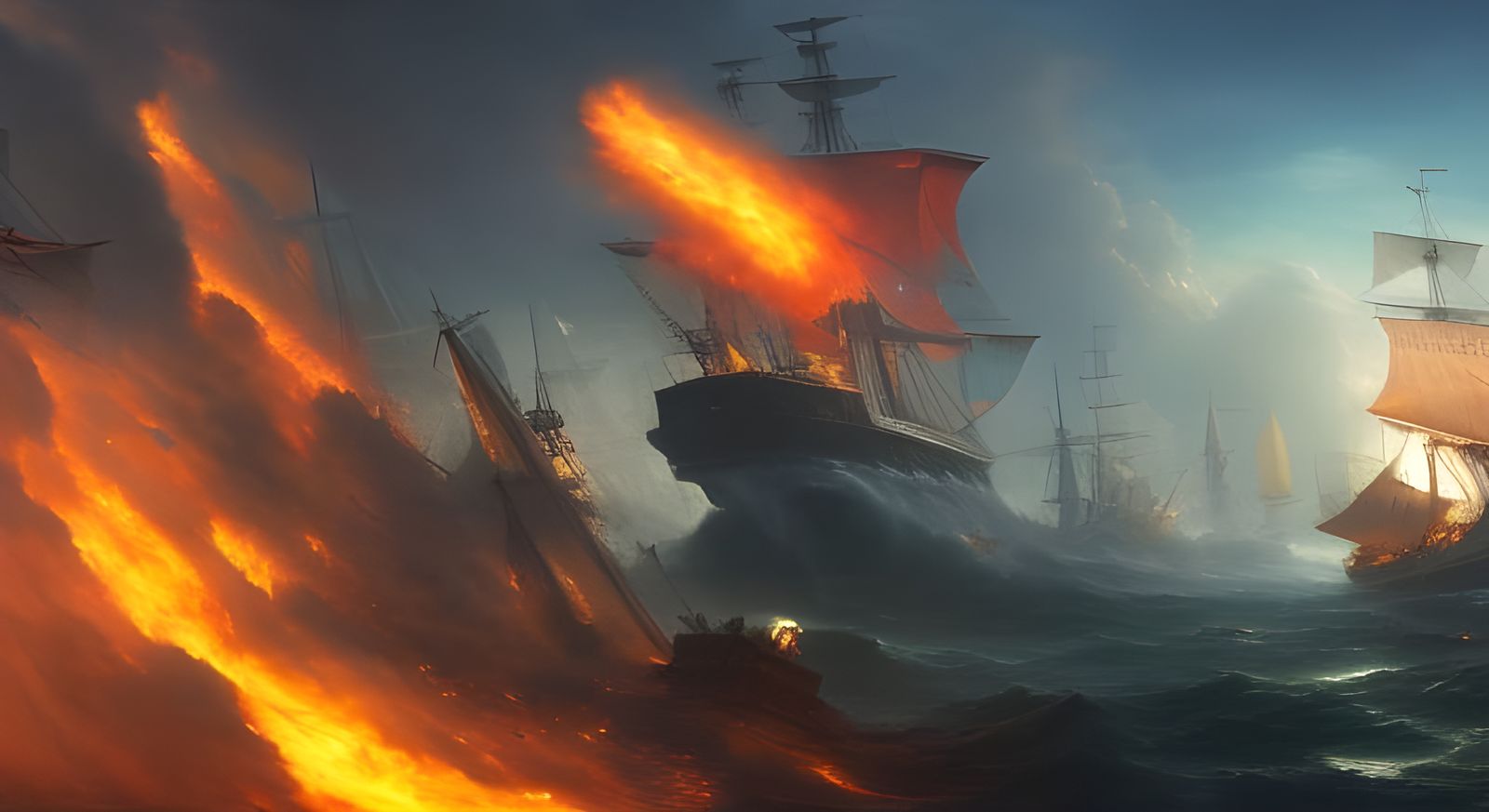 Ships at war!