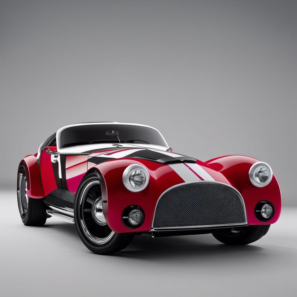 An unusual car, a car that doesn't look like a normal car. I...