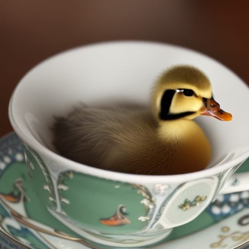 Kiwi The Duckling - AI Generated Artwork - NightCafe Creator