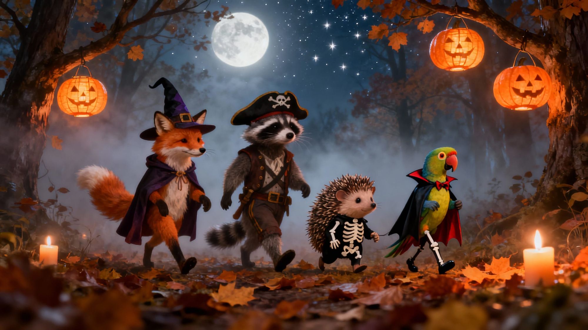 Animals Dressed for Halloween