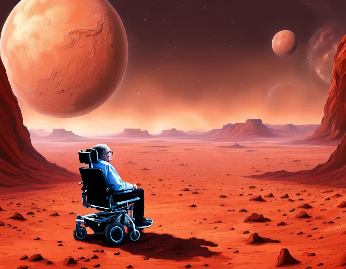 Stephen Hawking on Mars