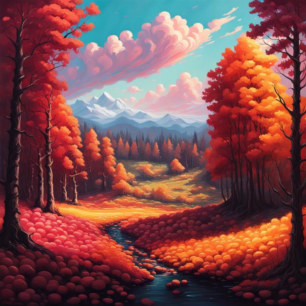 Tutorial, How to paint a Glowing Forestscape #artoftheweek #artistont