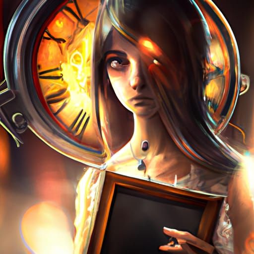 A clock, a mirror, and a book,
Given to you so take a look.
...