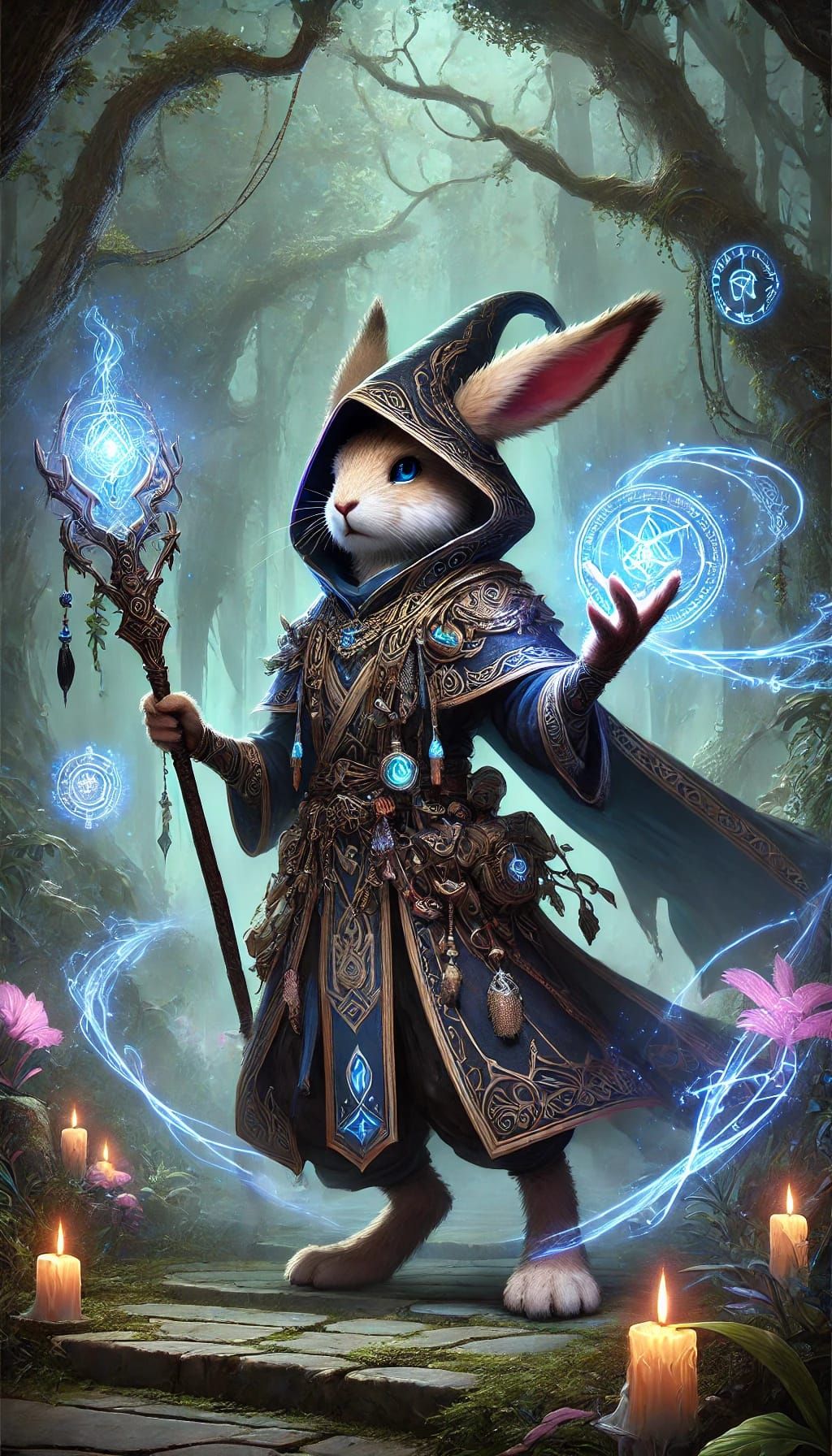 Harengon Adventurer: Arcane Mage of the Enchanted Forest