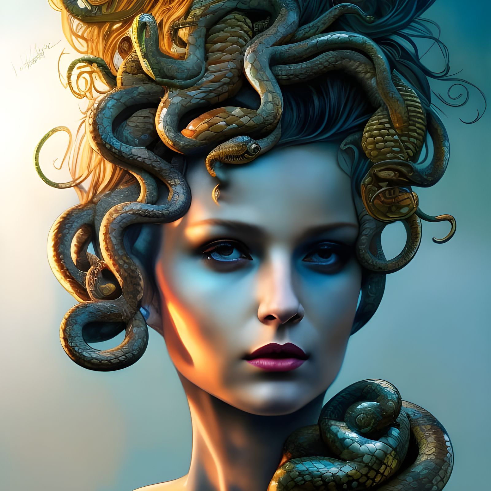 Medusa🐍 - AI Generated Artwork - NightCafe Creator