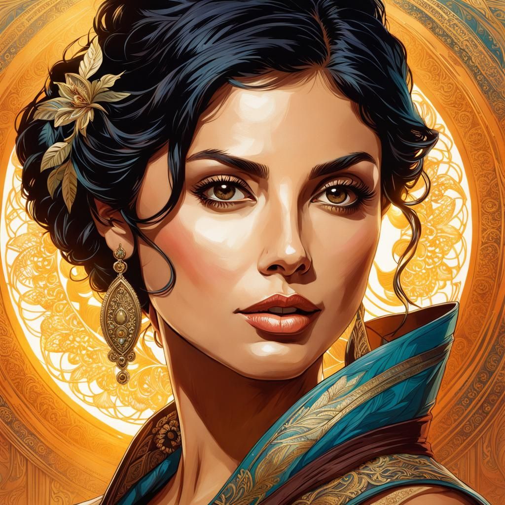 Morena Baccarin - AI Generated Artwork - NightCafe Creator