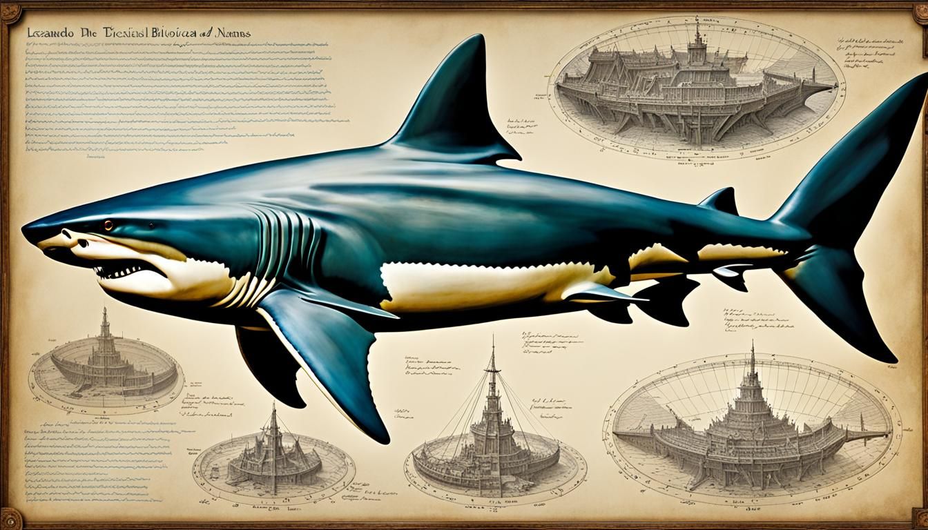 Da Vinci´s Study of Sharks  by @Strigoi77
