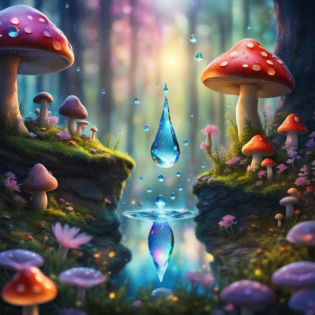 a water drop  by @EB