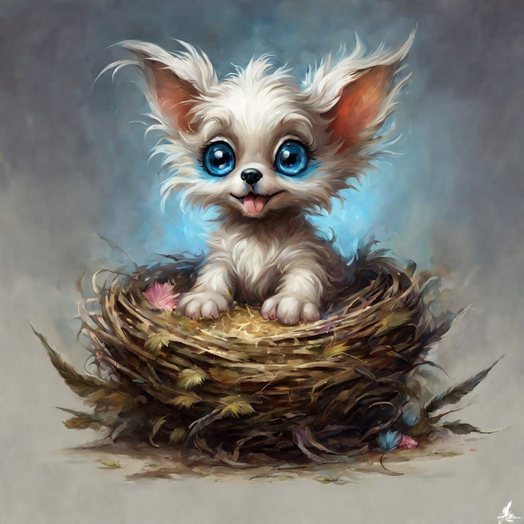 A little puppy