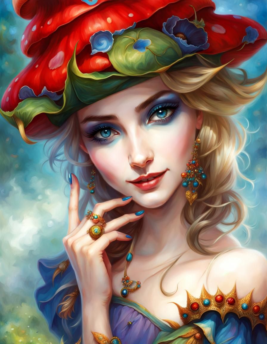 Woman with hat 21