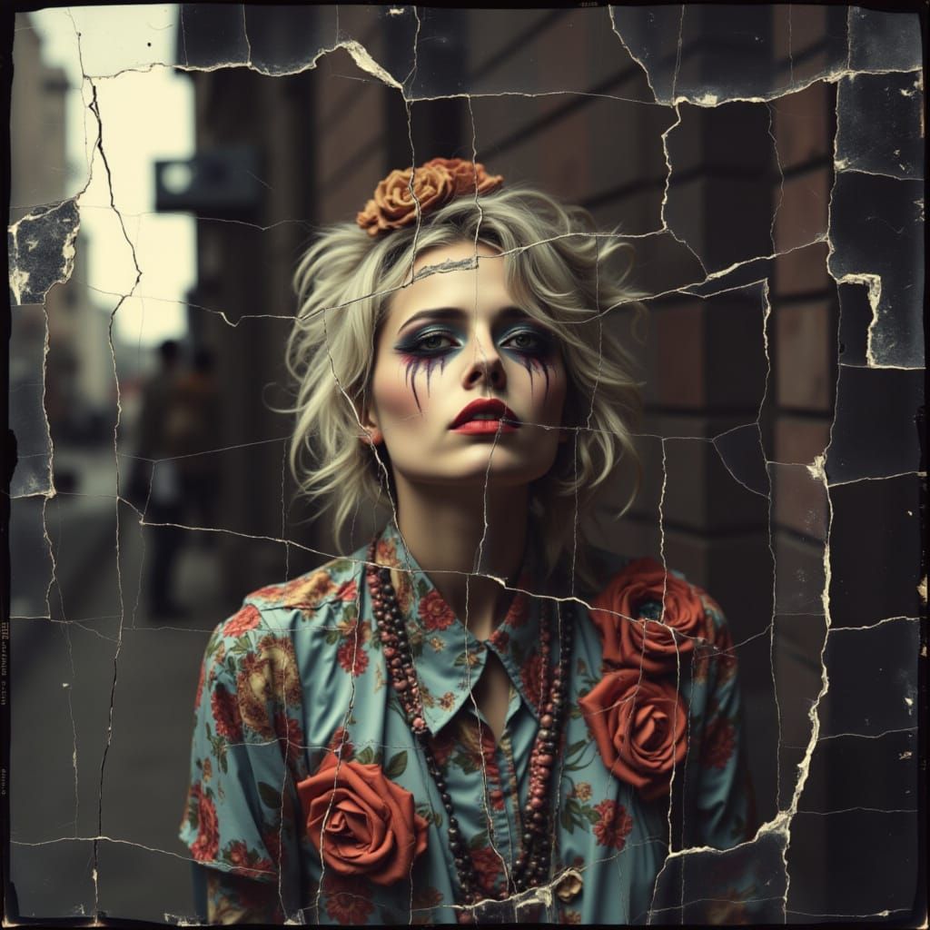 <lora:AW Broken Photo:1.0>