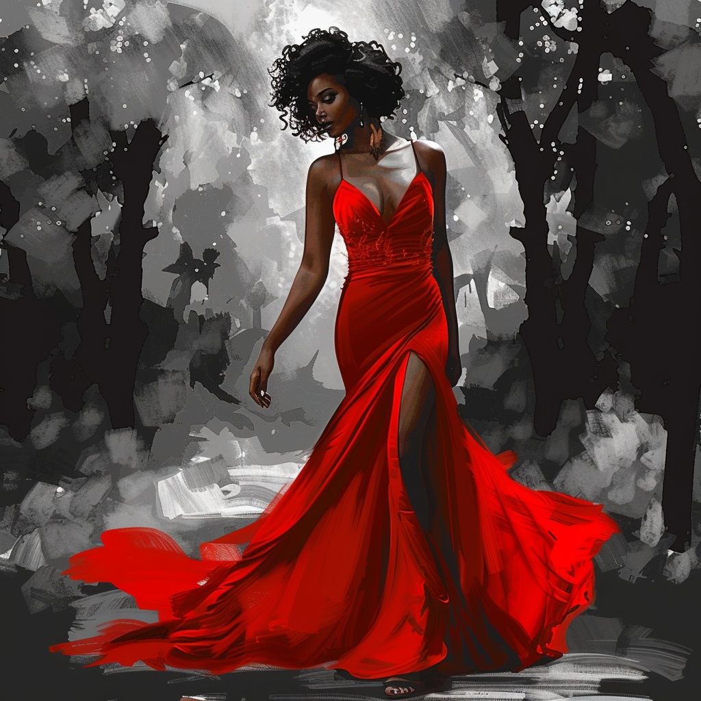 A Diva in Red