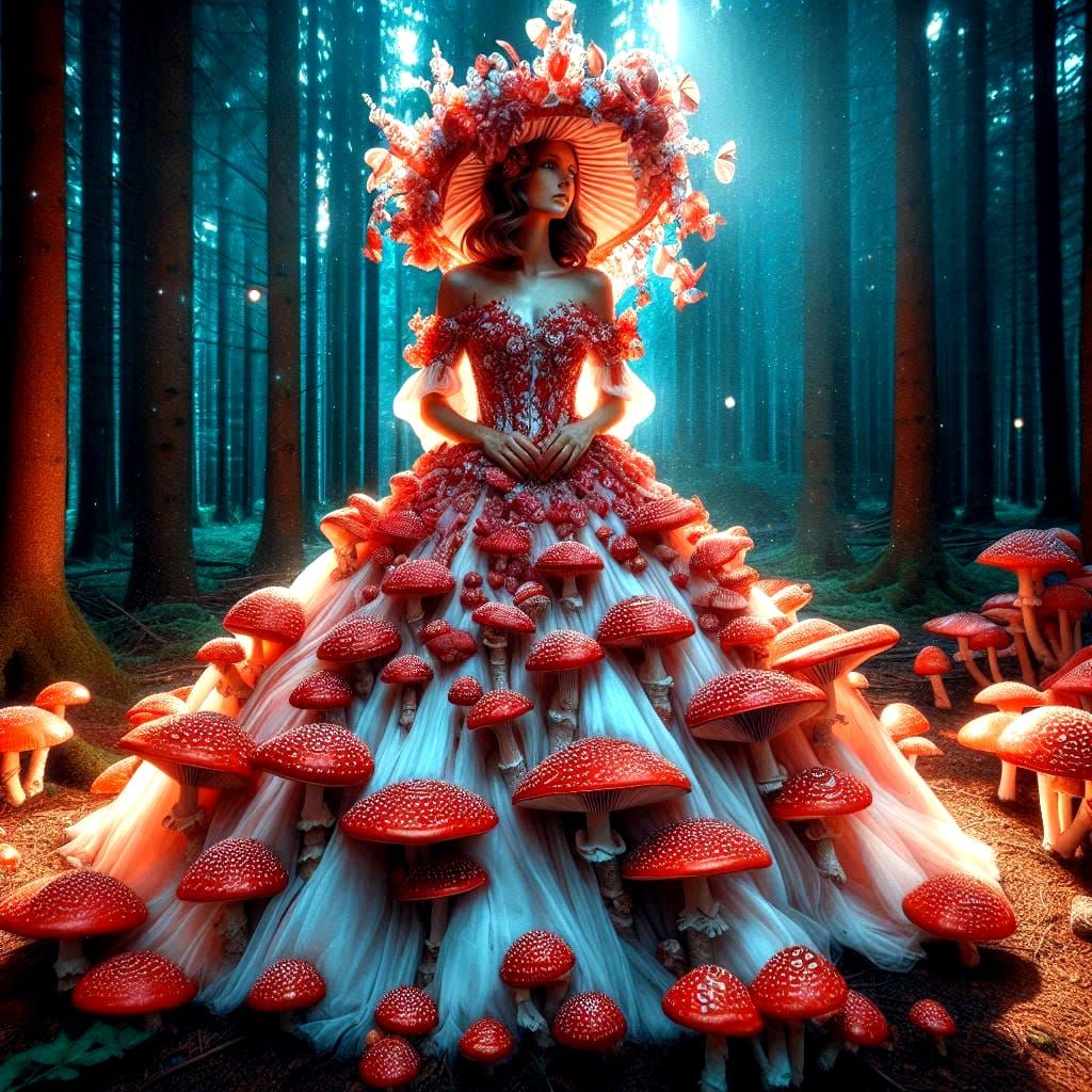Beautiful Mushroom dress