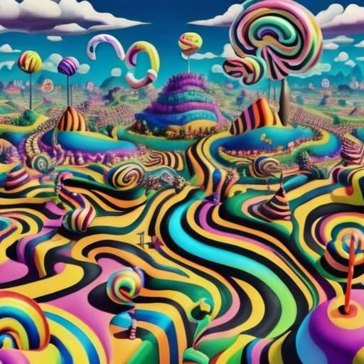 <lora:Zz Zebrapunk V2:1.0> Candyland 