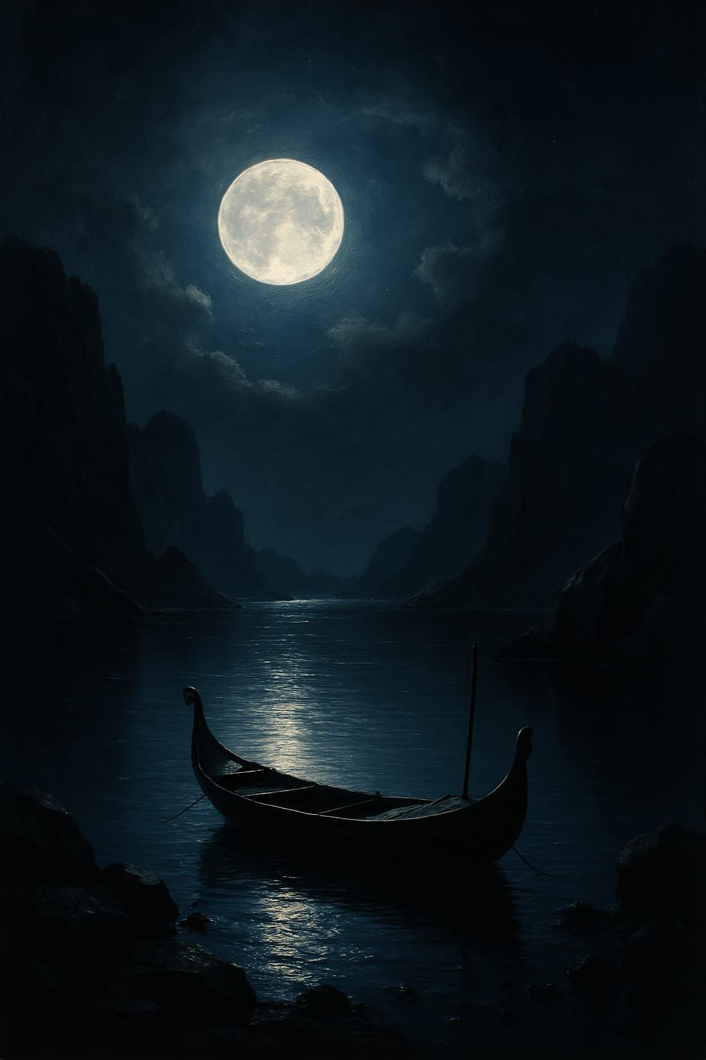 Stillness Beneath the Silver Eye