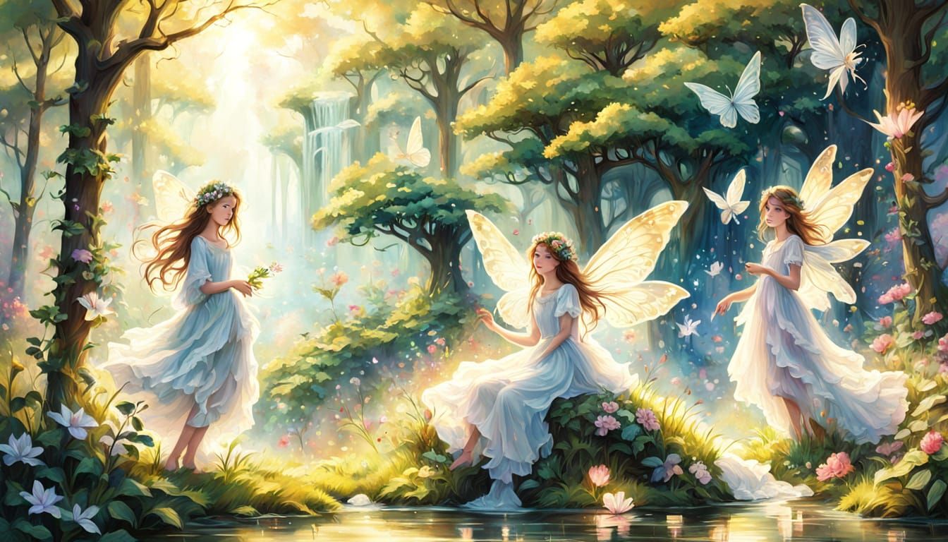 Movement of fairies and water
