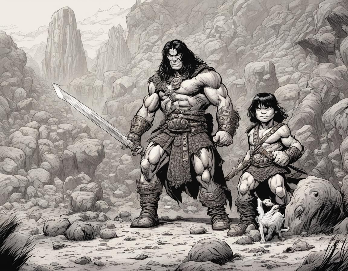 Conan the Barbarian as a 
Peanuts Chatacter Mark Brooks and ...