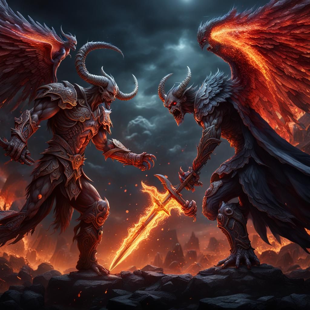 Demon vs angel