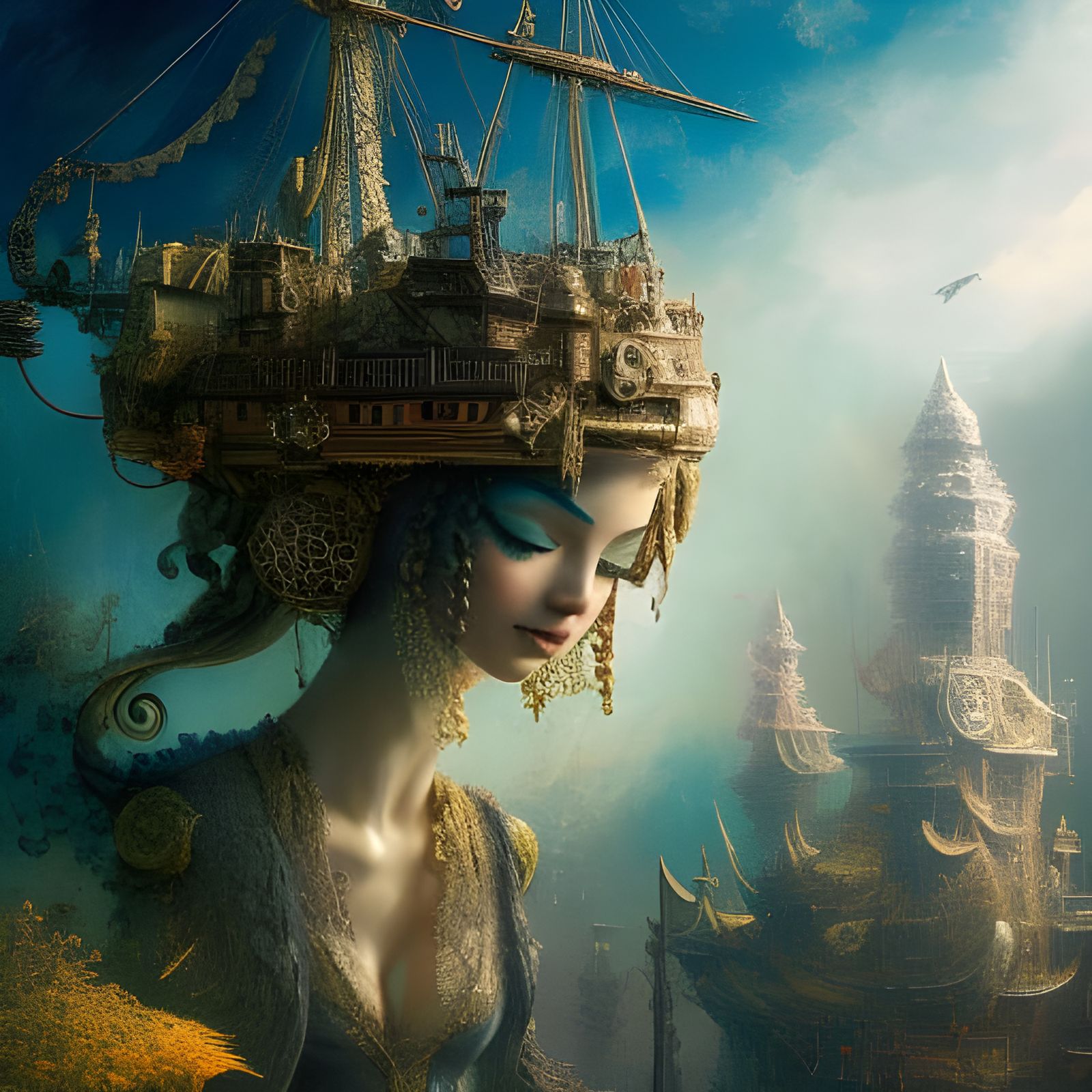 Interesting Hat   by @Axaliaa