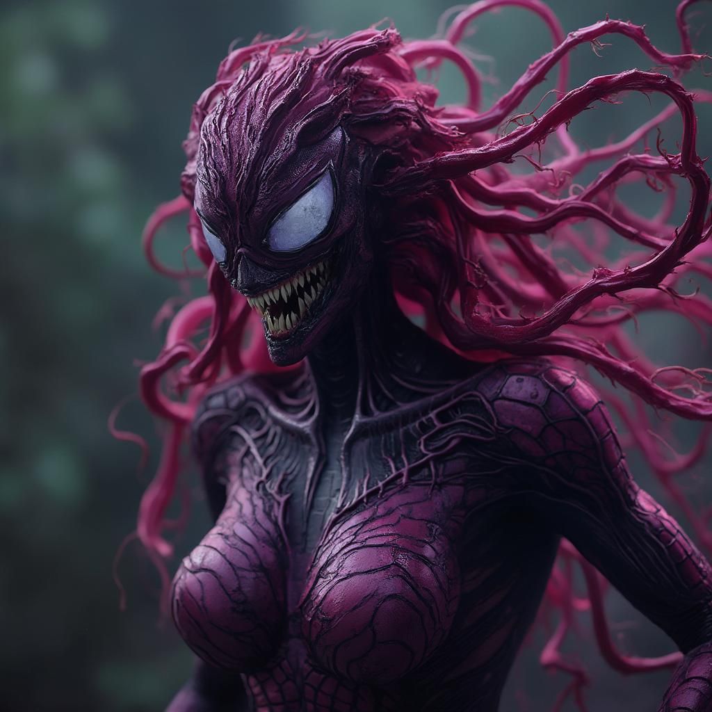 Live action movie Agony alien symbiote from Venom 3 movie fu...