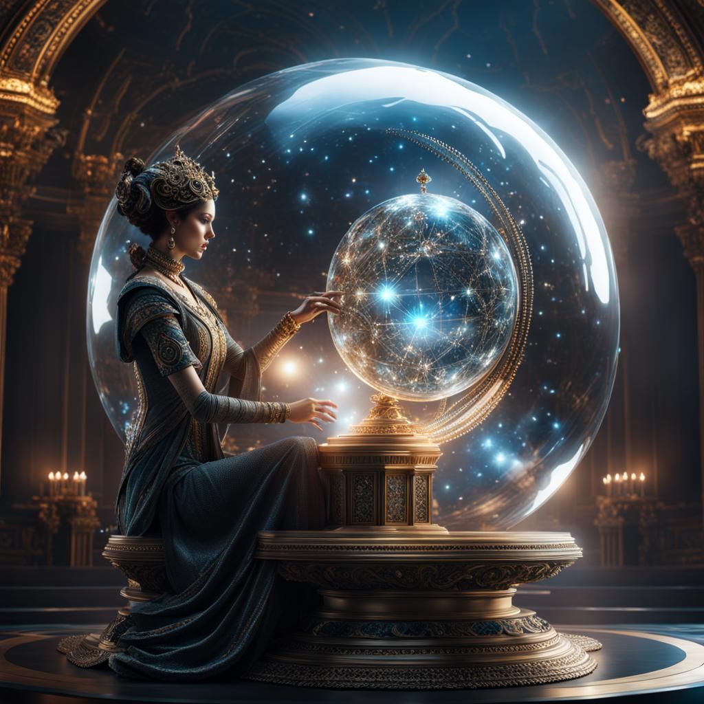 The Muse of AI Art   by @Badvok