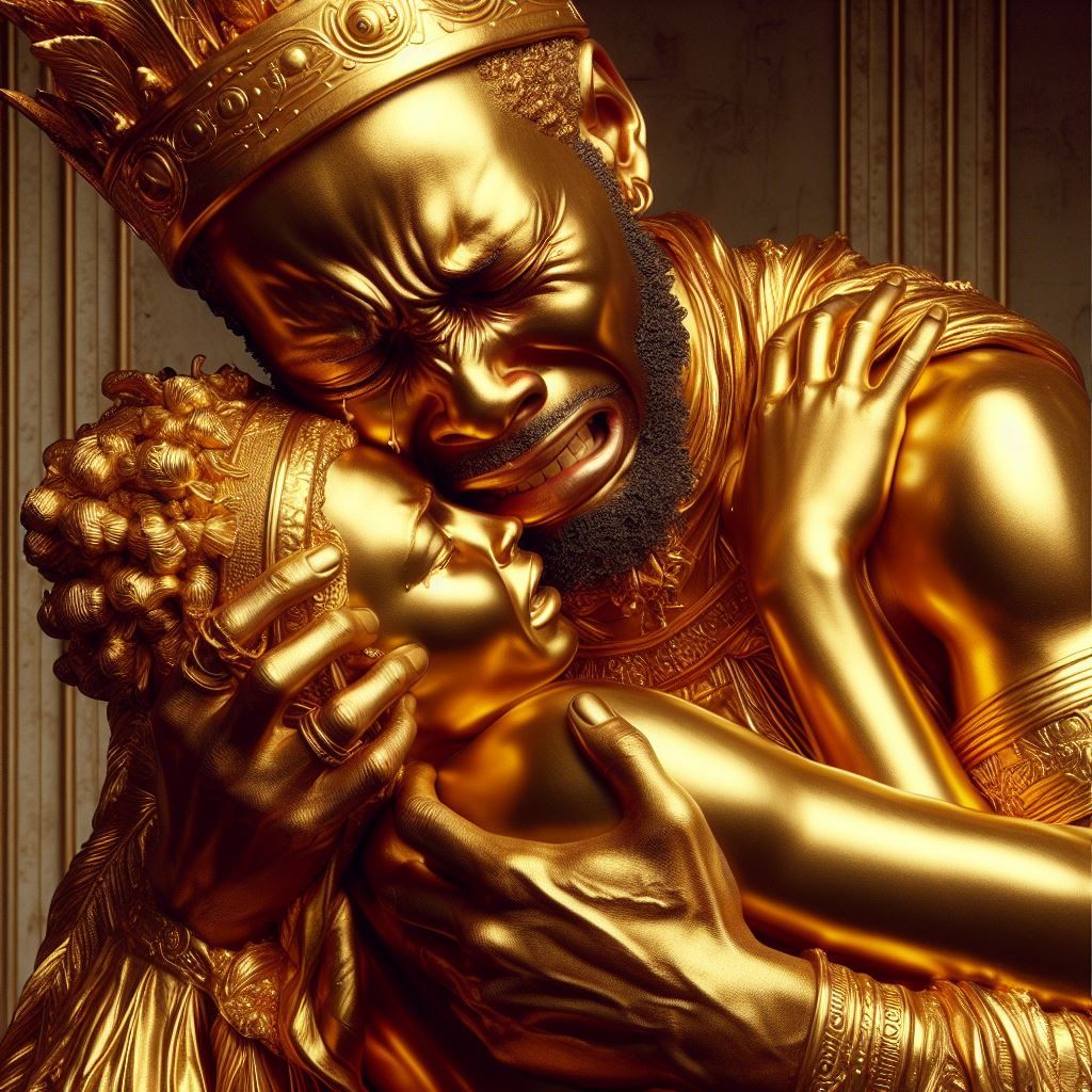 King Midas' despair
