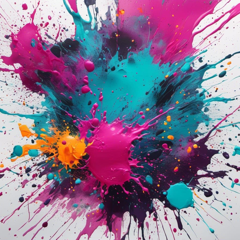 <lora:Color Explosions:1.0>, abstract minimalism, magenta, t...