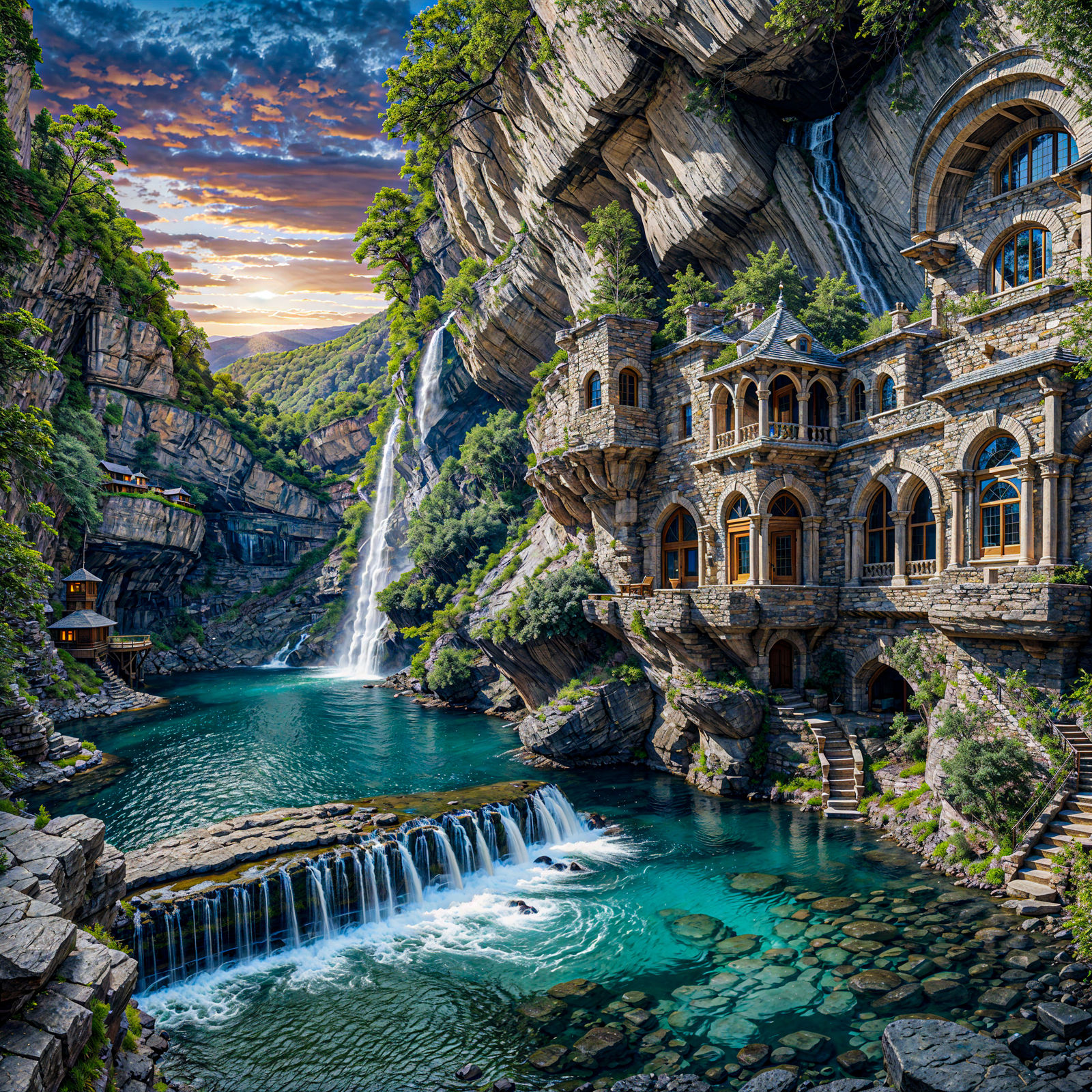 Stone Sanctuary in the Canyon  by @Vadym