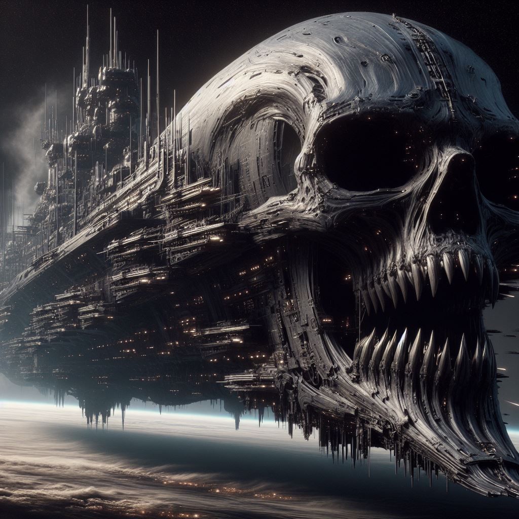 Death Shadow Class Space Pirate Ship