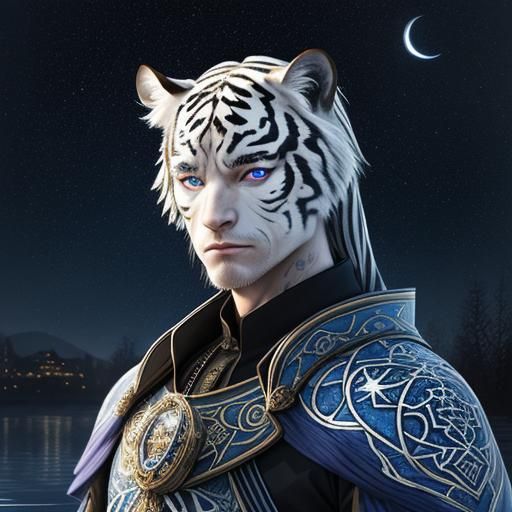 (Roar of the Tiger:1.5) (stained glass window:1.4) (reflecti...